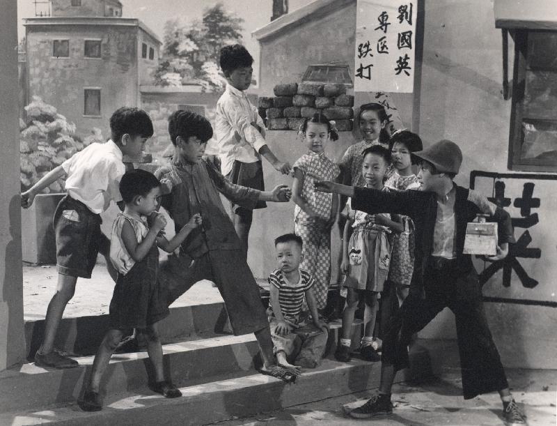 The Hong Kong Film Archive (HKFA) of the Leisure and Cultural Services Department will present "Time After Time" under the "Archival Gems" series as the first celebration programme of the HKFA's 20th anniversary. From July 5 to March 28 next year, 16 movies produced from the 1940s to the 1960s that have been digitised from sole existing copies or are never-before-screened versions will be played. Photo shows a film still of "Blame it on Father" (1953).