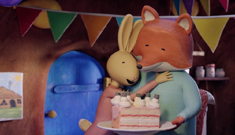 The Film Programmes Office of the Leisure and Cultural Services Department will present the International Children's and Youth Film Carnival 2020 with a selection of enjoyable international animations, feature films and short films, offering delightful summertime entertainment for the whole family. Picture shows a film still of "Fox & Hare: Birthday” (2018) in "World Animation & Shorts 2".