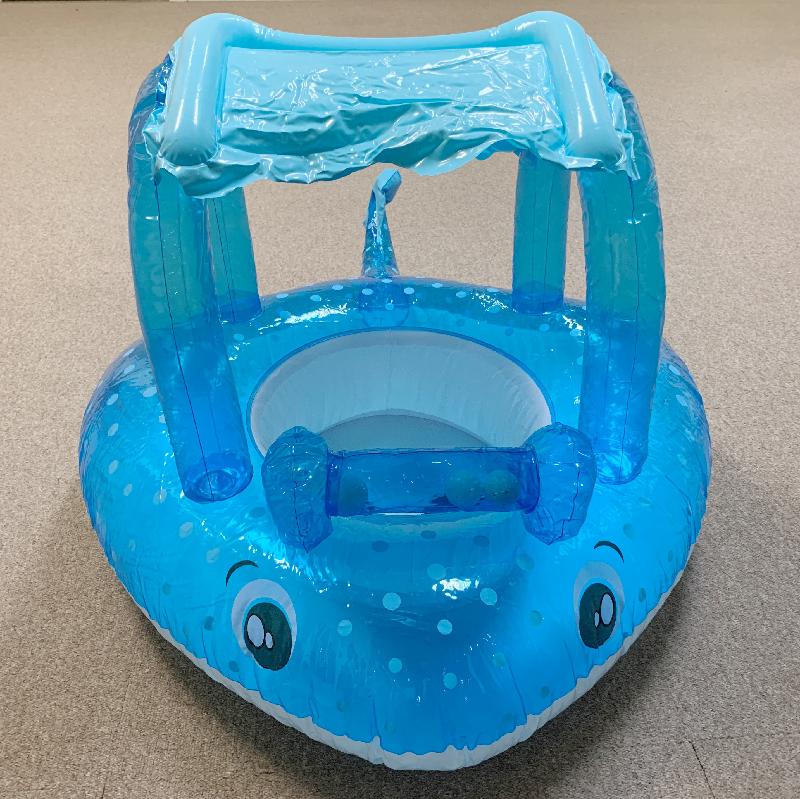 Hong Kong Customs today (August 21) alerted members of the public to five unsafe models of children's swimming seats. Test results indicated that the swimming seats could overturn and pose the risk of drowning to children. The public are advised not to let children use those swimming seats to ensure their safety. Photo shows one of the unsafe models of children's swimming seats.

