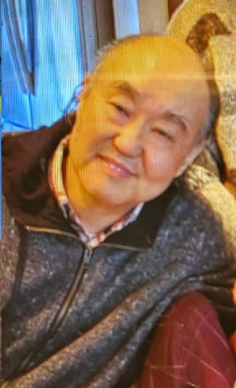 Kong Chee-foon, aged 74, is about 1.83 metres tall, 60 kilograms in weight and of medium build. He has a round face with yellow complexion and short white hair. He was last seen wearing a black short-sleeved shirt, black trousers and black shoes.