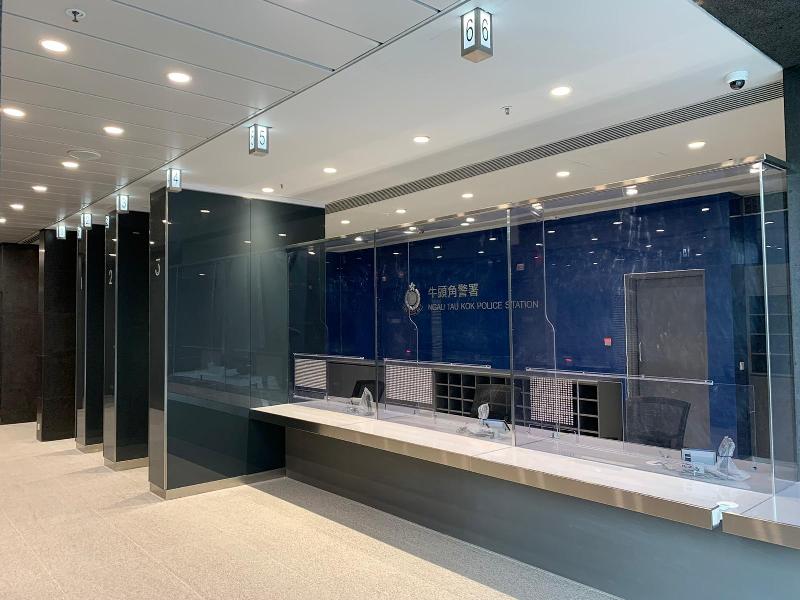 Ngau Tau Kok Police Station Report Room will be relocated to 105 Concorde Road, Kai Tak on September 23, 2020. Photo shows the new report room.