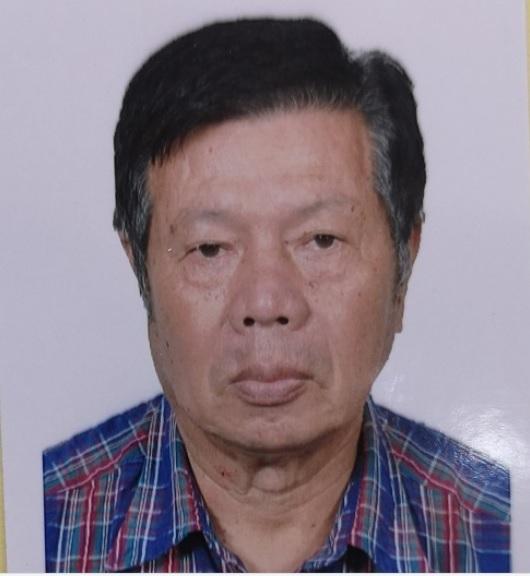 Wong Shi-ming, aged 71, is about 1.8 metres tall, 79 kilograms in weight and of medium build. He has a long face with yellow complexion and short black hair. He was last seen wearing a blue jacket, a white shirt, beige shorts and black shoes.