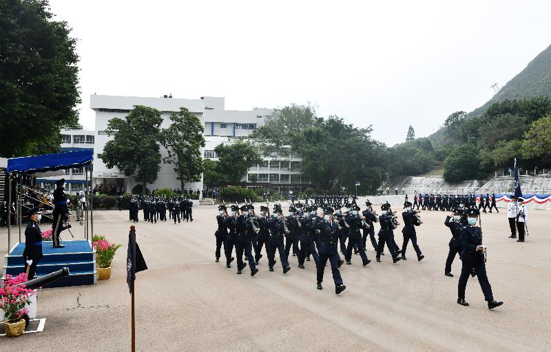 The Police holds a passing-out parade at the Hong Kong Police College today (November 21).