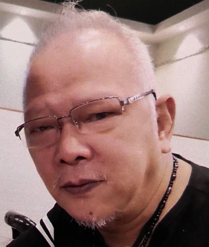 Wei Kam-cheung, aged 64, is about 1.65 metres tall, 65 kilograms in weight and of fat build. He has a round face with yellow complexion and short white hair. 