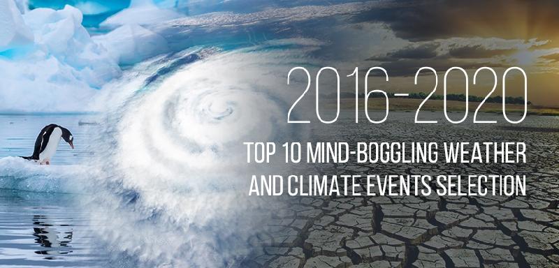 The Hong Kong Observatory has organised the 2016-2020 Top 10 Mind-boggling Weather and Climate Events Selection to enhance the public's understanding and awareness of extreme weather and climate change.