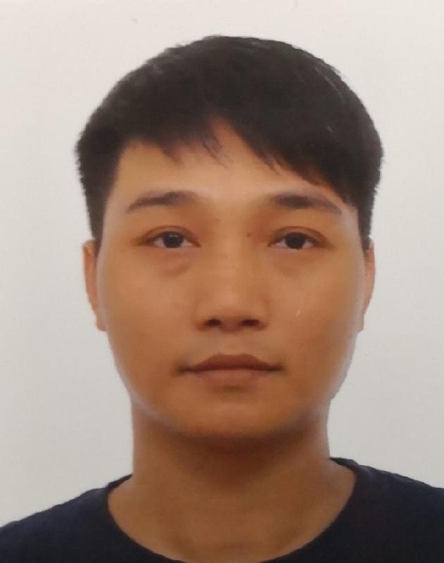Wan Yin-keung, aged 35, is about 1.7 metres tall, 70 kilograms in weight and of medium build. He has a round face with yellow complexion and short black hair. He was last seen wearing a black sweater, black trousers and blue and white sports shoes.