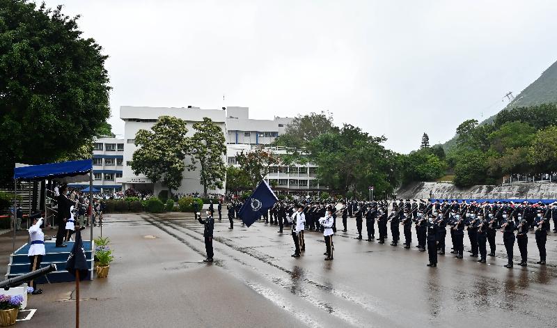 The Police holds a passing-out parade at the Hong Kong Police College today (April 17).