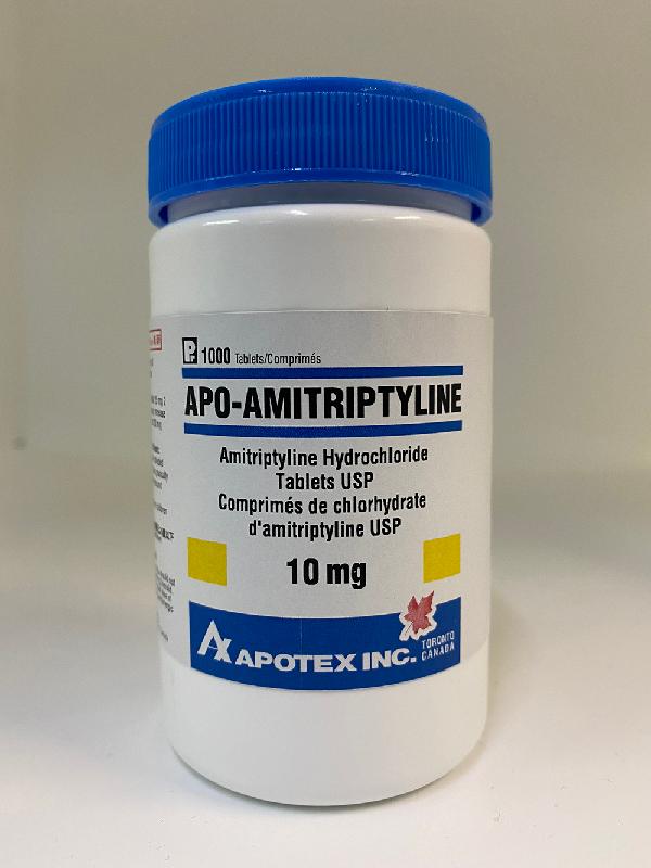 回收一个批次apo-amitriptyline 10毫克药片(附图)