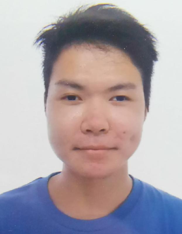 Lee Yin-ting, aged 23, is about 1.7 metres tall, 58 kilograms in weight and of thin build. He has a square face with yellow complexion and short black hair. He was last seen wearing a white jacket, a blue T-shirt, black trousers, white shoes and carrying a black backpack.