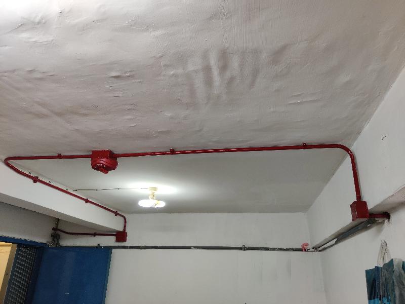 To address the needs of hearing-impaired tenants, the Hong Kong Housing Authority will install a visual fire alarm (VFA) system inside their public rental housing (PRH) flats for free. Photo shows completion of installing the VFA system in a PRH flat.