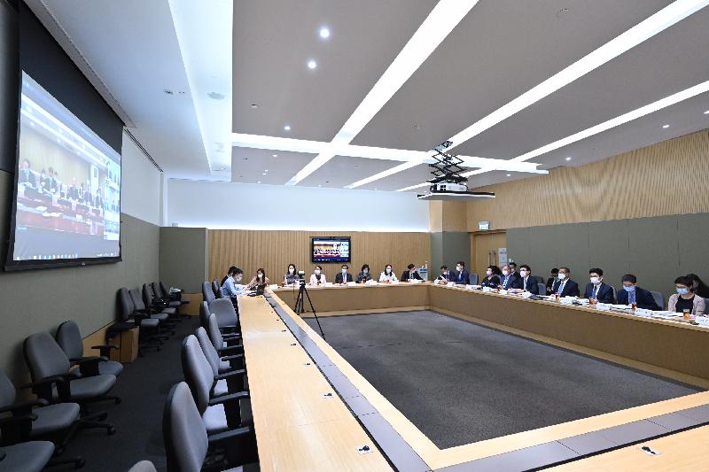 The Government of the Hong Kong Special Administrative Region, the National Development and Reform Commission and relevant Mainland ministries held the fourth Joint Conference on Advancing Hong Kong's Full Participation in and Contribution to the Belt and Road Initiative today (July 12) through video-conferencing.