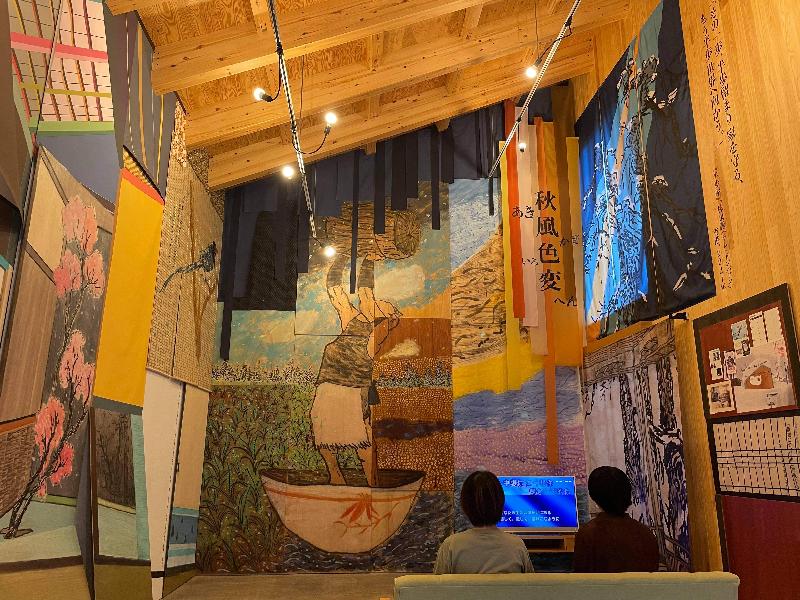 The Hong Kong House at the Echigo-Tsumari Art Triennale 2021 is open in Tsunan, Niigata Prefecture, Japan, from today (July 22) to October 31. Photo shows "Half-step House" by Hong Kong artist Lam Tung-pang.