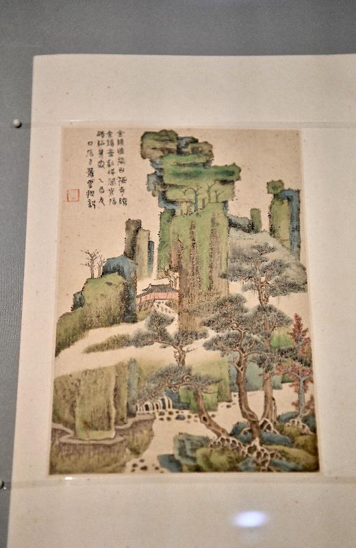 The Hong Kong Museum of Art (HKMoA) today (July 28) announced that Chih Lo Lou Art Promotion (Non-Profit Making) Ltd has generously donated eight more invaluable masterpieces of Chinese painting and calligraphy to it from its private collection. Picture shows Xiao Yuncong's "Landscapes" (leaf no. 1).