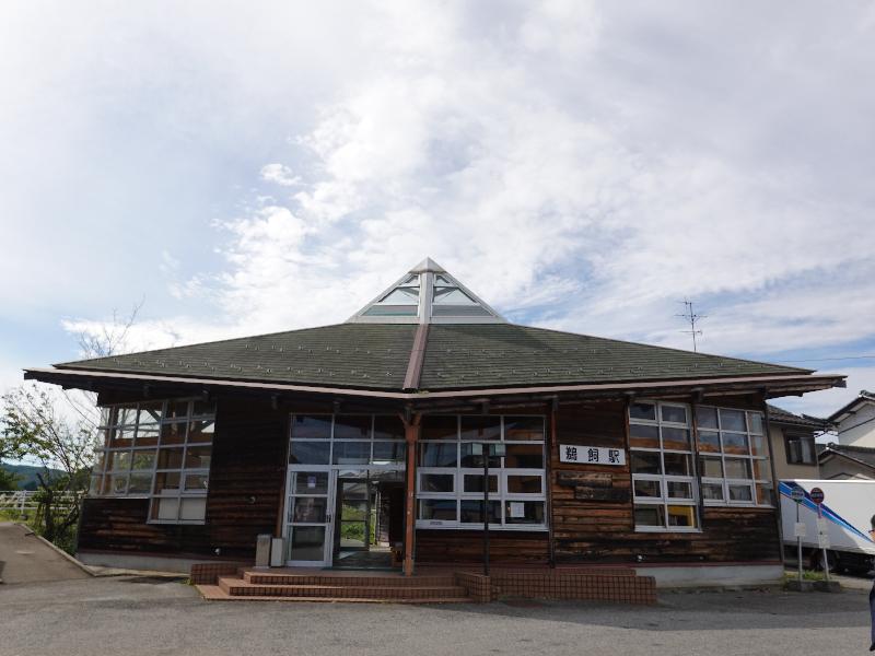 Station by the Sea at Oku-Noto Triennale - Residence and Exhibition Programme is being held at the former Ukai Station in the city of Suzu on the Noto Peninsula in Japan from September 4 to October 24. Photo shows the former Ukai Station.