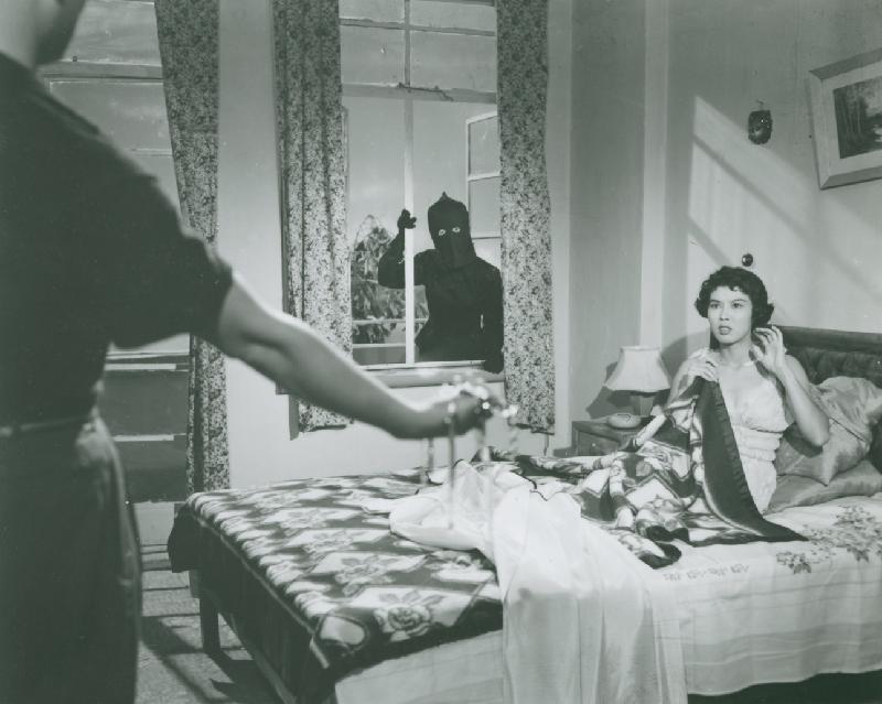 康乐及文化事务署香港电影资料馆的「瑰宝情寻」系列将以「声影『留』传」为题，于十一月至明年五月期间，每月首个星期日放映两套同类主题电影，向观众展现不同年代制作人处理电影题材手法的异同。图示《飞贼黑猫》（1956）剧照 。