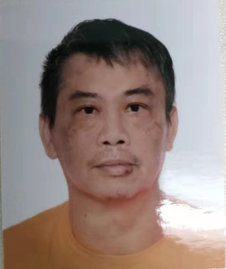 Yu Kiu-chor, aged 58, is about 1.7 metres tall, 72 kilograms in weight and of medium build. He has a square face with yellow complexion and short black and grey hair. He was last seen wearing a red shirt, black shorts, dark-coloured slippers and a black recycle bag.