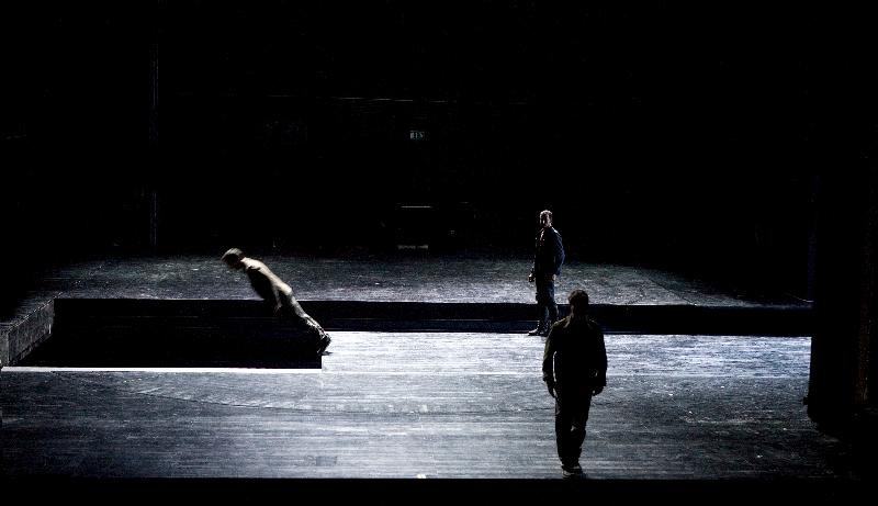 "NOWHERE", a site-specific dance piece by the celebrated Greek dance theatre director, choreographer and visual artist Dimitris Papaioannou, is making its world debut on the big screen in its director's cut in the New Vision Arts Festival. Conceived and directed by Papaioannou, the original production "NOWHERE" was commissioned by the National Theatre of Greece in 2009 for the inauguration of its renovated Main Stage and Papaioannou filmed the production himself with his handheld high-definition camera. The newly edited director's cut of "NOWHERE" will be screened at 8pm on November 26 and 27 at the Theatre of Hong Kong City Hall. The programme contains nudity and audiences aged below 16 will not be admitted.
