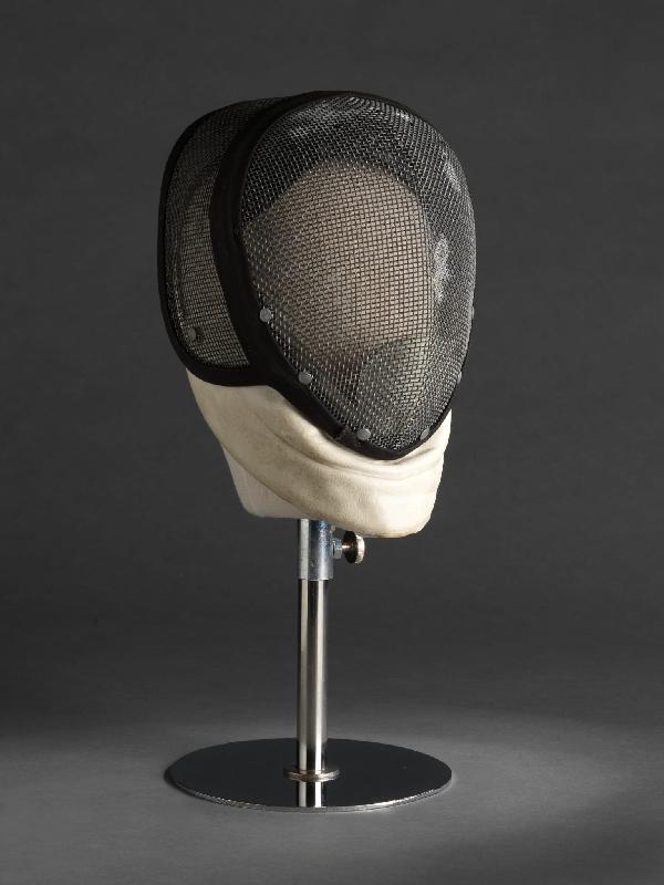 The exhibition "A Man Beyond the Ordinary: Bruce Lee" will be held from November 28 at the Hong Kong Heritage Museum. Picture shows a fencing mask Bruce Lee used while studying in Hong Kong.