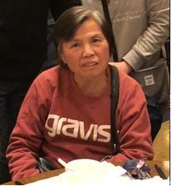 Lam Ngan-ying, aged 68, is about 1.5 metres tall, 63 kilograms in weight and of medium build. She has a round face with yellow complexion and medium-length straight grey hair. She was last seen wearing a grey down vest, a grey long sleeves shirt, dark-coloured trousers, light-coloured shoes and carrying an orange-red crossbody bag.