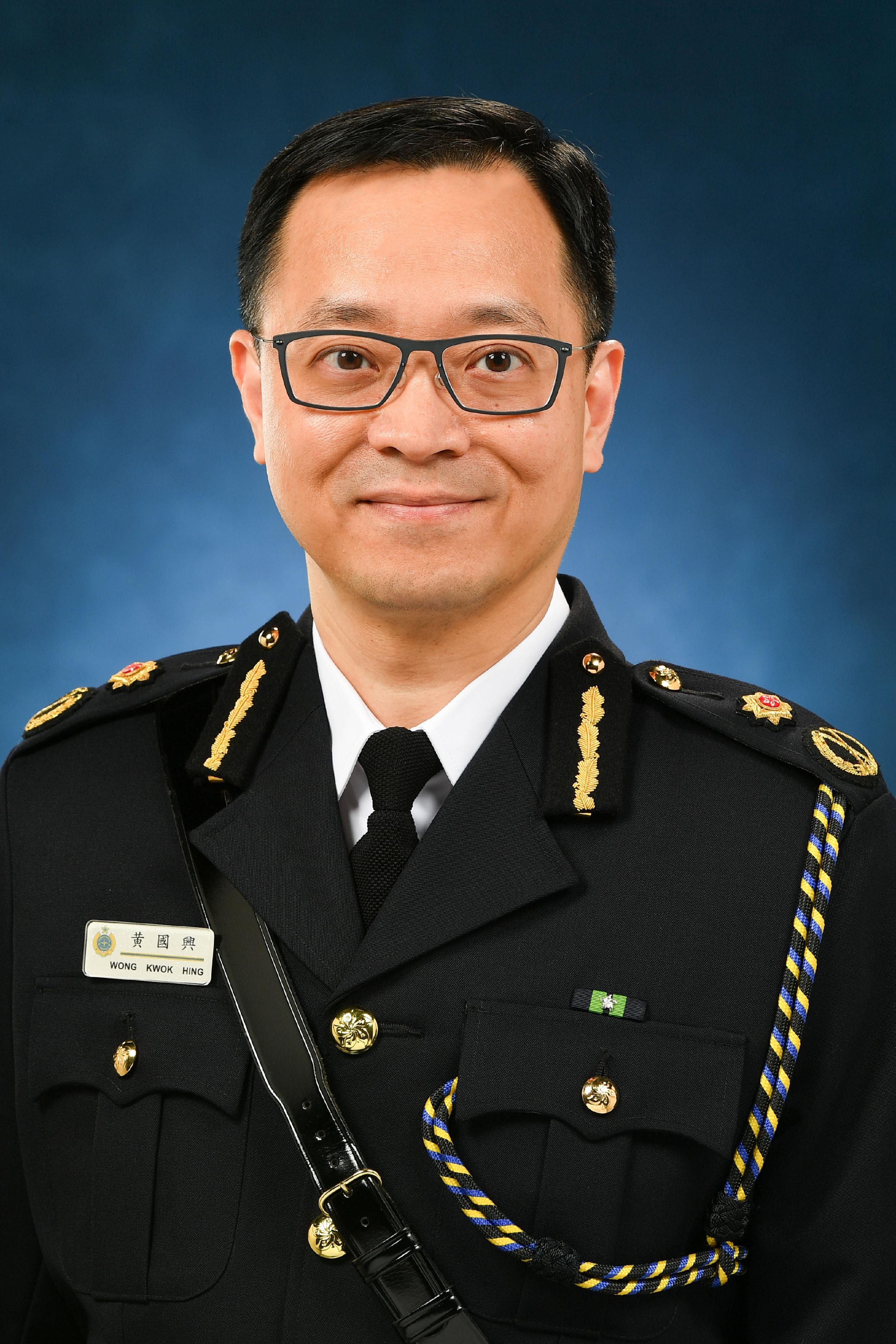 懲教署副署長黃國興將於二○二二年三月二十四日出任懲教署署長。