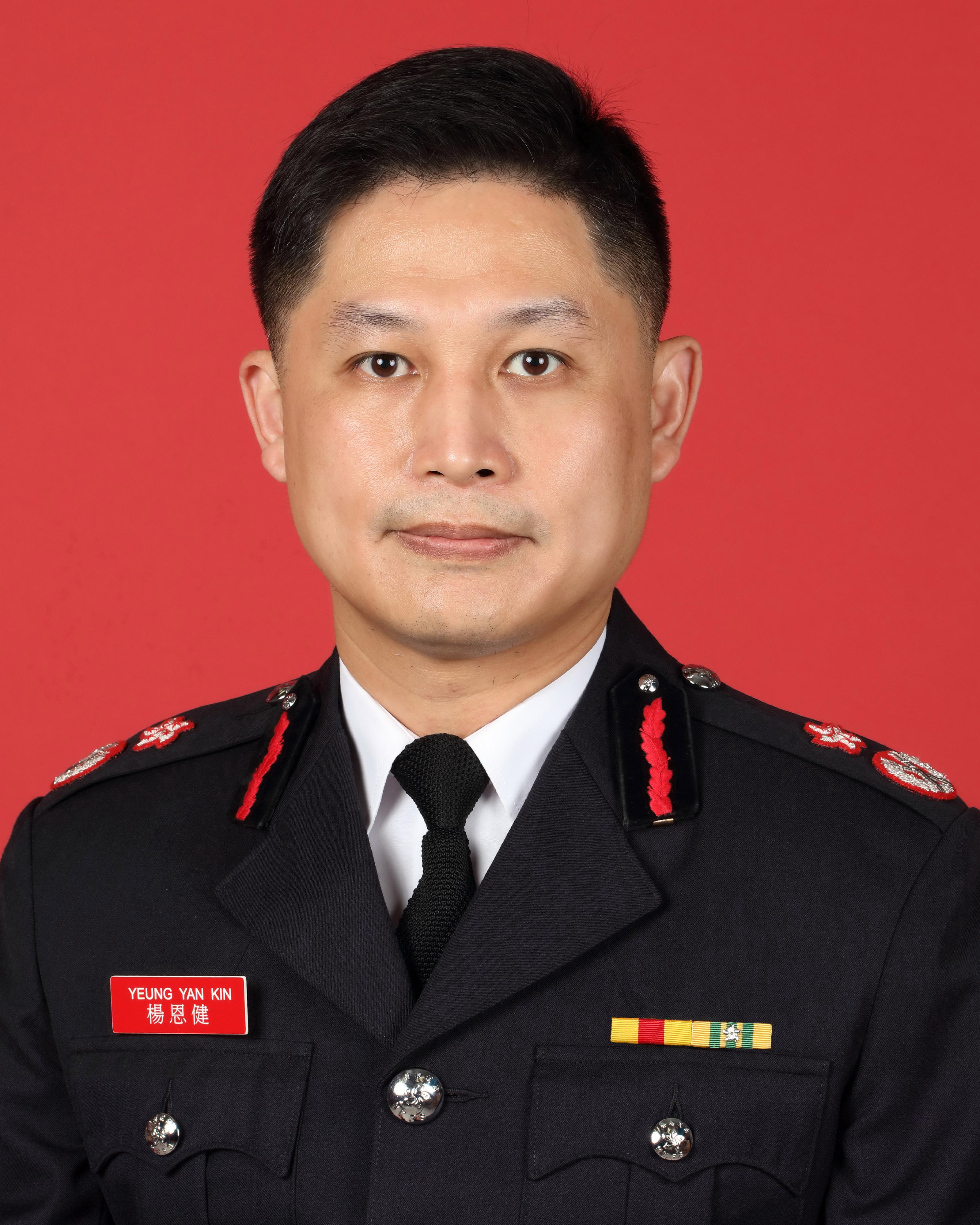 消防處副處長楊恩健將於二○二二年三月二十六日出任消防處處長。