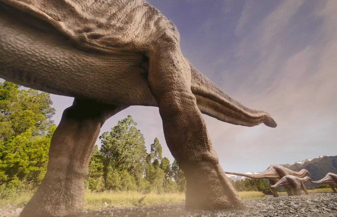 The Hong Kong Space Museum will launch a new 3D dome show, "Dinosaurs of Antarctica 3D", on July 1. Picture shows Titanosaurs, which were over 30 metres long and consumed nearly a ton of plants every day, ranging across the ancient landmass of Gondwana, including Antarctica.