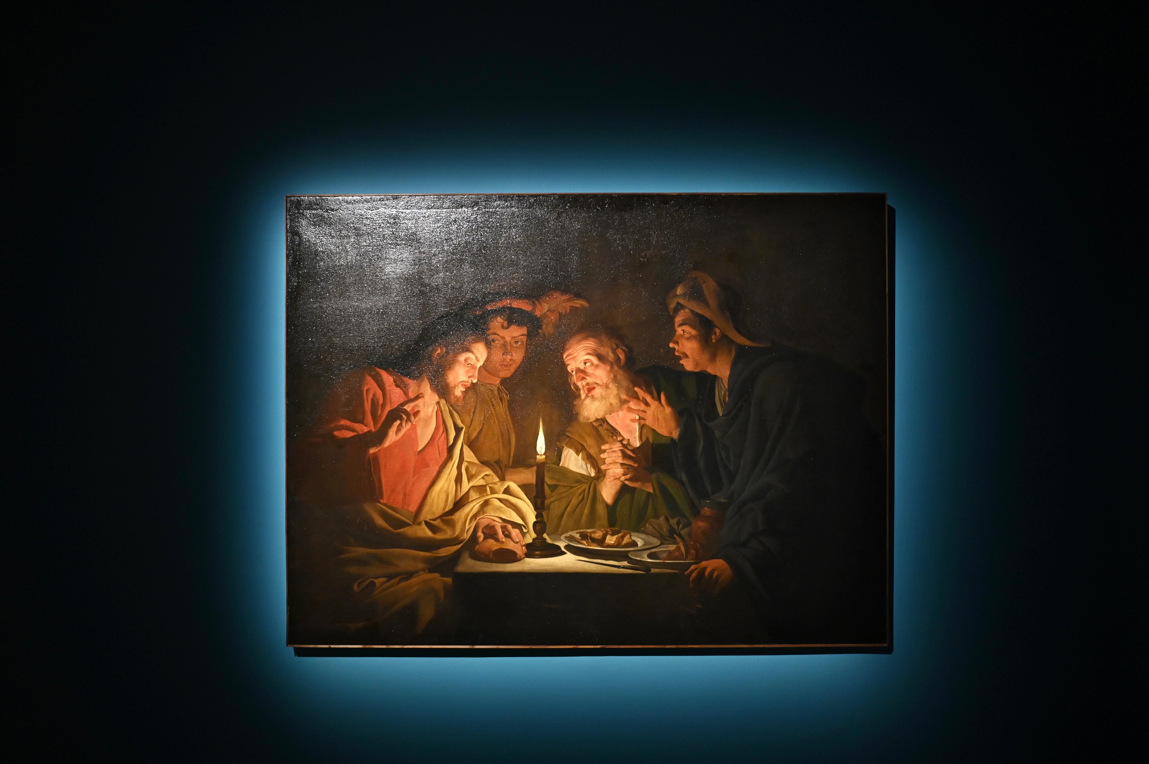 "The Hong Kong Jockey Club Series: The Road to the Baroque - Masterpieces from the Capodimonte Museum" exhibition will be held from tomorrow (July 15) at the Hong Kong Museum of Art. Picture shows Mattias Stomer's "Supper at Emmaus".