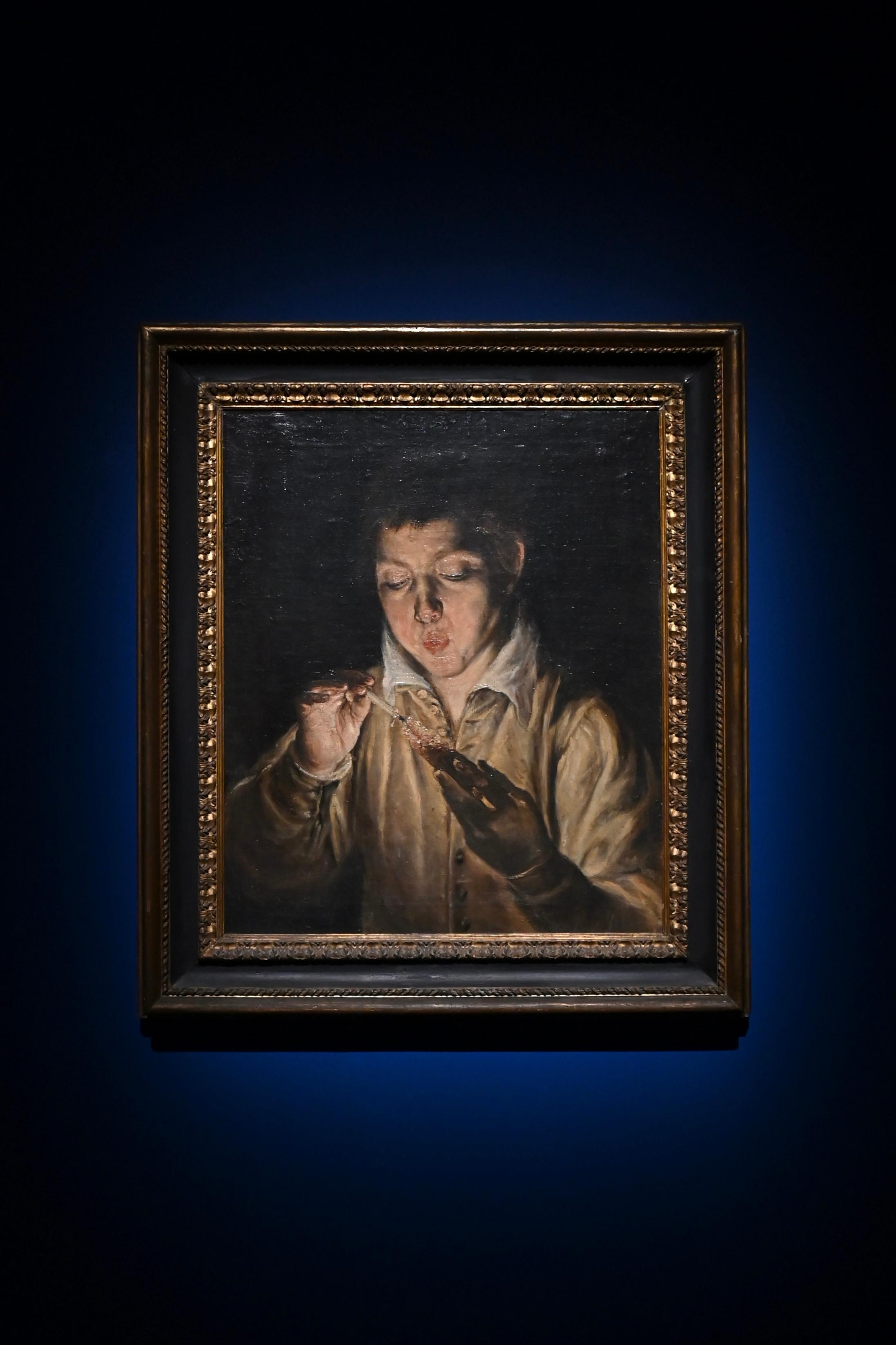 "The Hong Kong Jockey Club Series: The Road to the Baroque - Masterpieces from the Capodimonte Museum" exhibition will be held from tomorrow (July 15) at the Hong Kong Museum of Art. Picture shows the painting, "Boy Blowing on an Ember", by El Greco.
