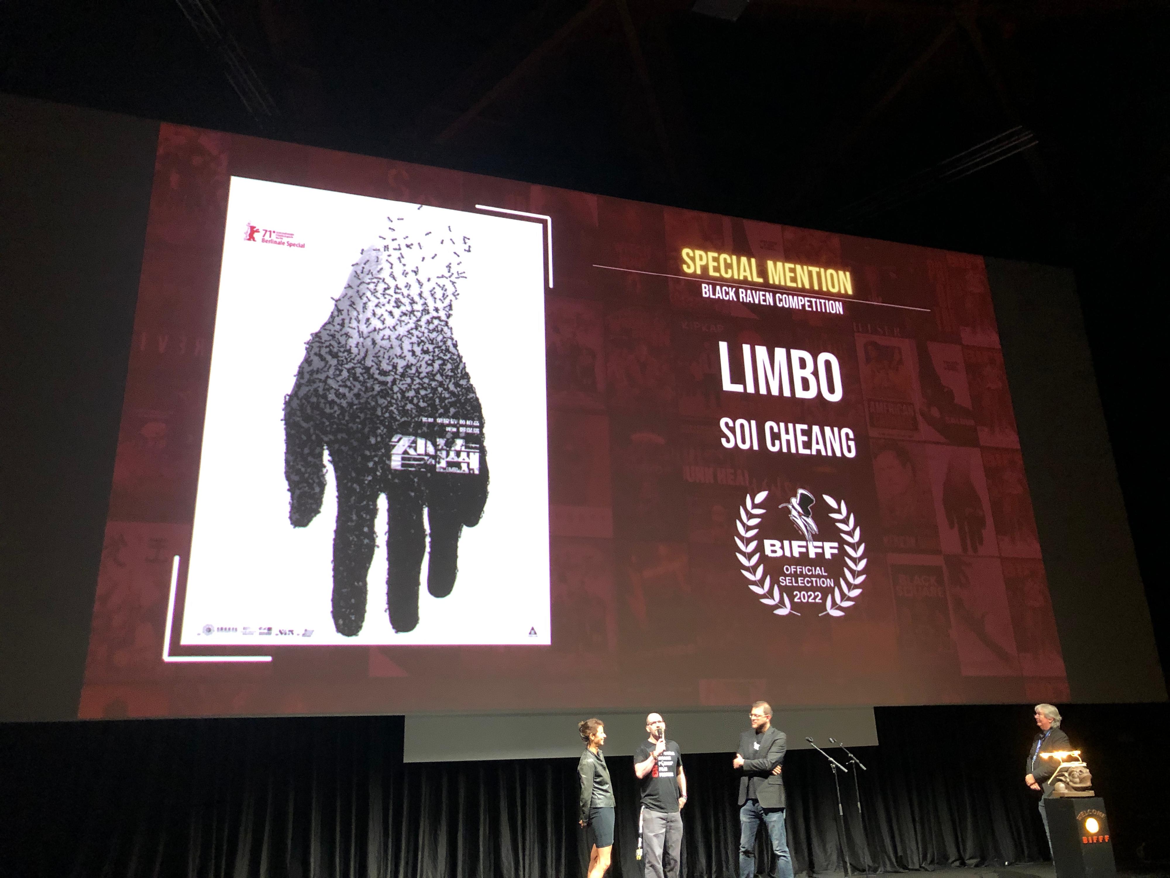At the closing ceremony of the Brussels International Fantastic Film Festival in Brussels, Belgium on September 10 (Brussels time), Cheang Pou-soi's thriller "Limbo" received a Special Mention from the Jury.