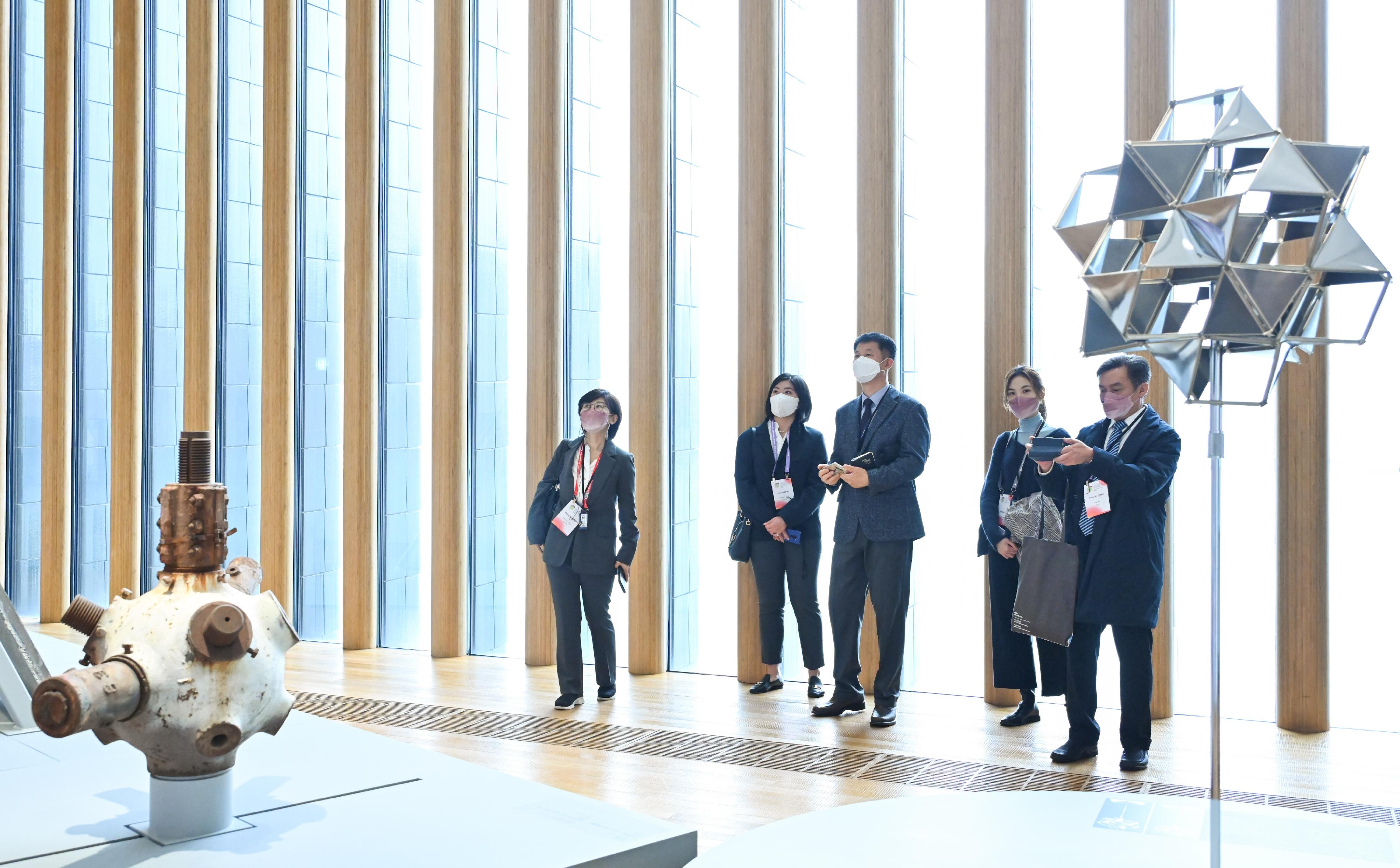 Participating delegations visited the M+ Museum of the West Kowloon Cultural District on December 14.