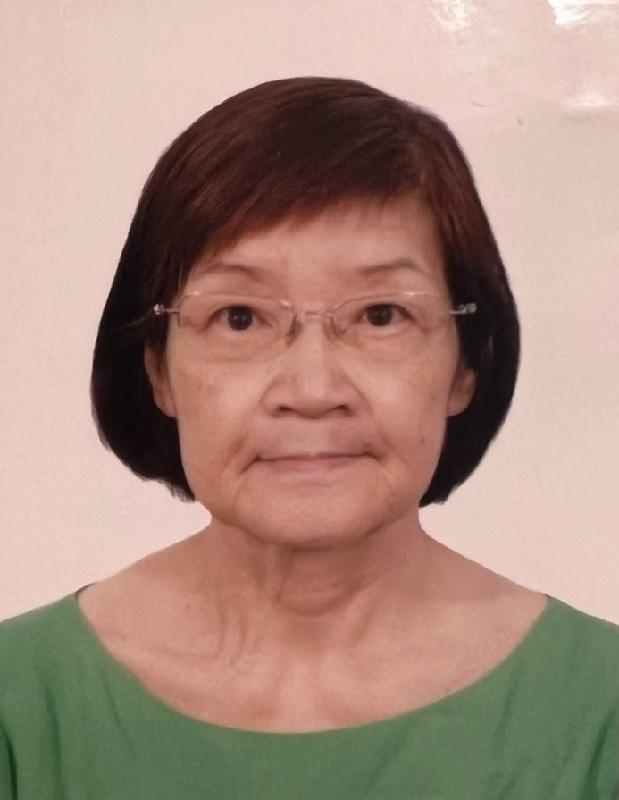 Choi Suet-fun, aged 74, is about 1.55 metres tall, 50 kilograms in weight and of thin build. She has a square face with yellow complexion and short straight dark brown hair. She was last seen wearing a pink long-sleeved T-shirt, black trousers, beige shoes and carrying a black crossbody bag.
