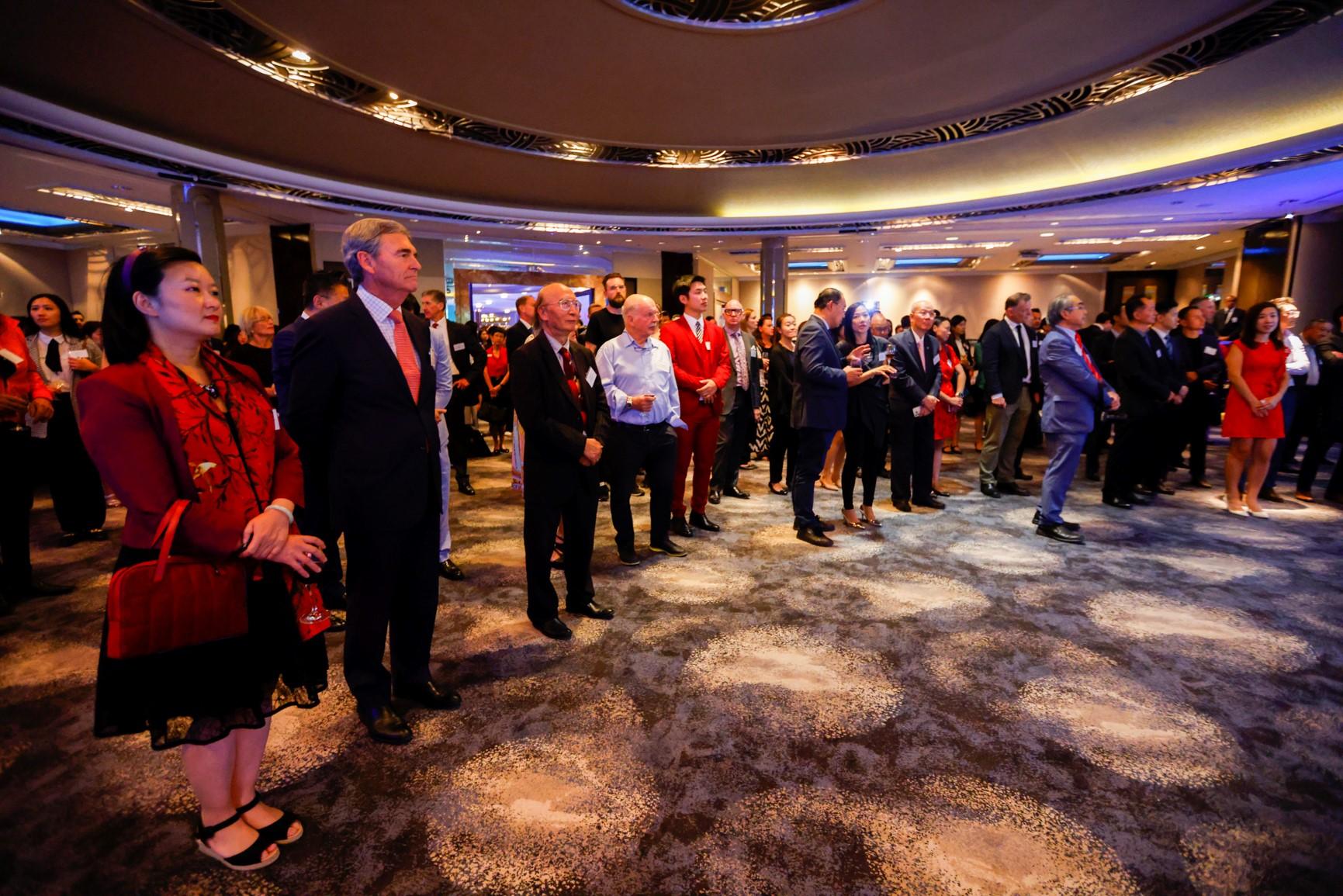 The Hong Kong Economic and Trade Office, Sydney hosted a reception in Melbourne, Australia, today (February 15) to celebrate the Year of the Rabbit. Over 200 guests from various sectors including political and business circles, media, academic and community groups as well as government representatives attended the reception.