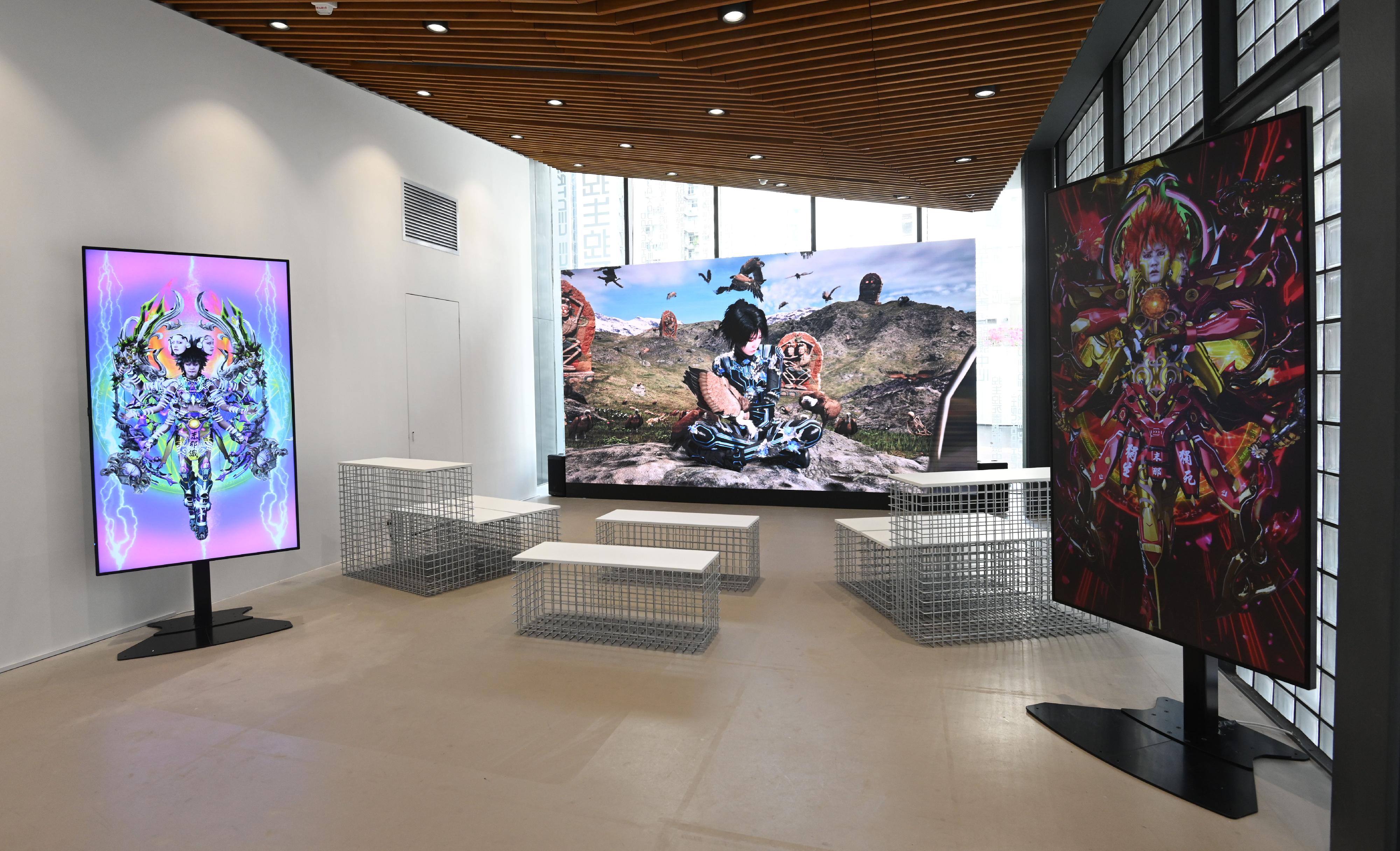 The "DOKU Hong Kong Experience Centre" exhibition by Mainland new media artist Lu Yang will be on display from tomorrow (March 18) in Oi! Glassie. The exhibition showcases six forms of the hyperrealistic digital avatar "DOKU", as if the soul is travelling across the six realms of Buddhist reincarnation.