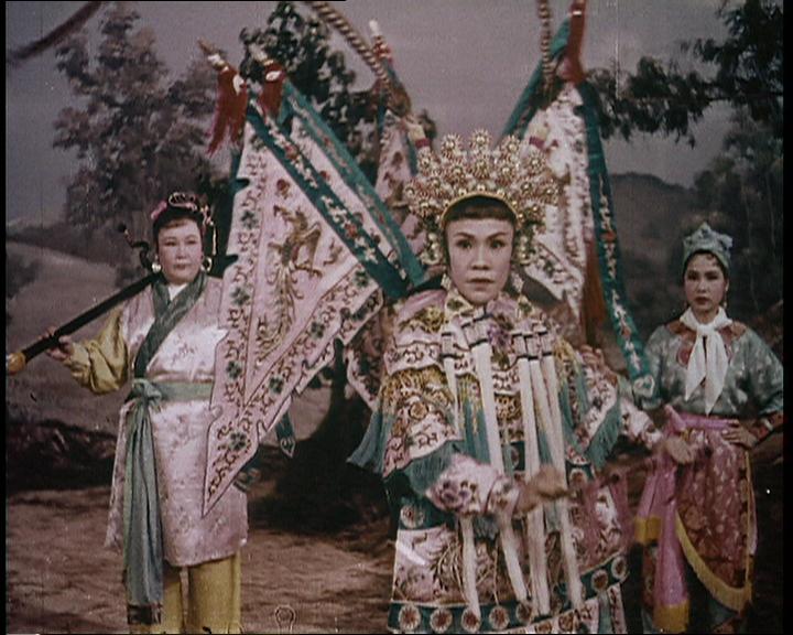 中國戲曲節2023精選八齣經典戲曲電影於八月至九月放映。圖示《山東紮腳穆桂英》（1959）劇照。