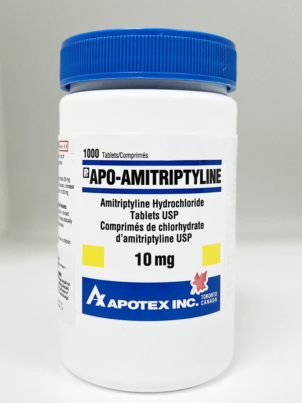 衞生署今日（八月十四日）同意持牌藥物批發商顯榮行有限公司採取預防措施，從市面回收四款產品共四個批次，因為相關產品含有雜質。圖示有關Apo-Amitriptyline藥片。