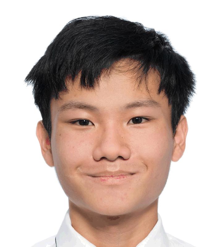 Tsang Hin-chit, Matthew, aged 17, is about 1.63 metres tall, 50 kilograms in weight and of thin build. He has a square face with yellow complexion and short black hair. He was last seen wearing a white short-sleeved shirt, grey trousers, black leather shoes and a black mask.
