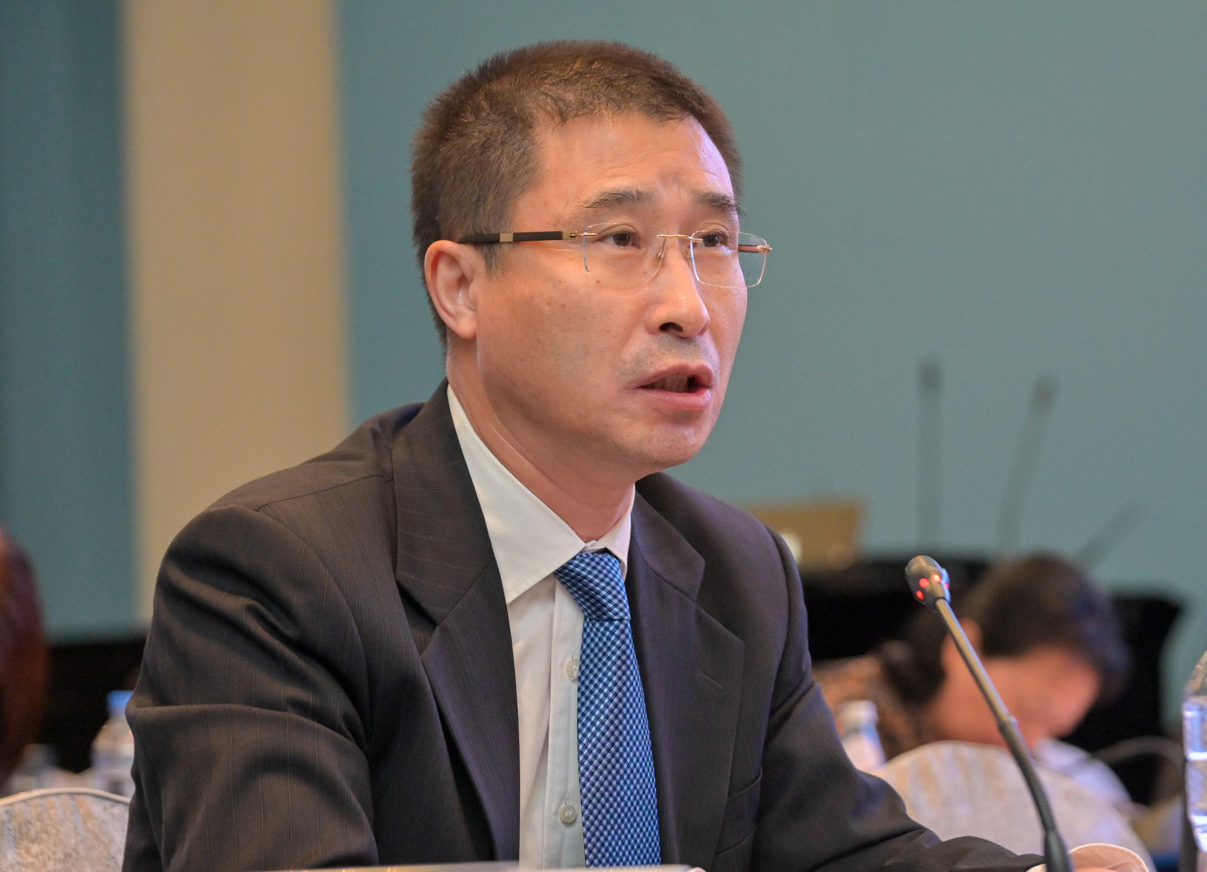 國家科學技術部副部長張廣軍教授今日（十月十日）在「內地與香港科技合作委員會」第十七次會議上發言。