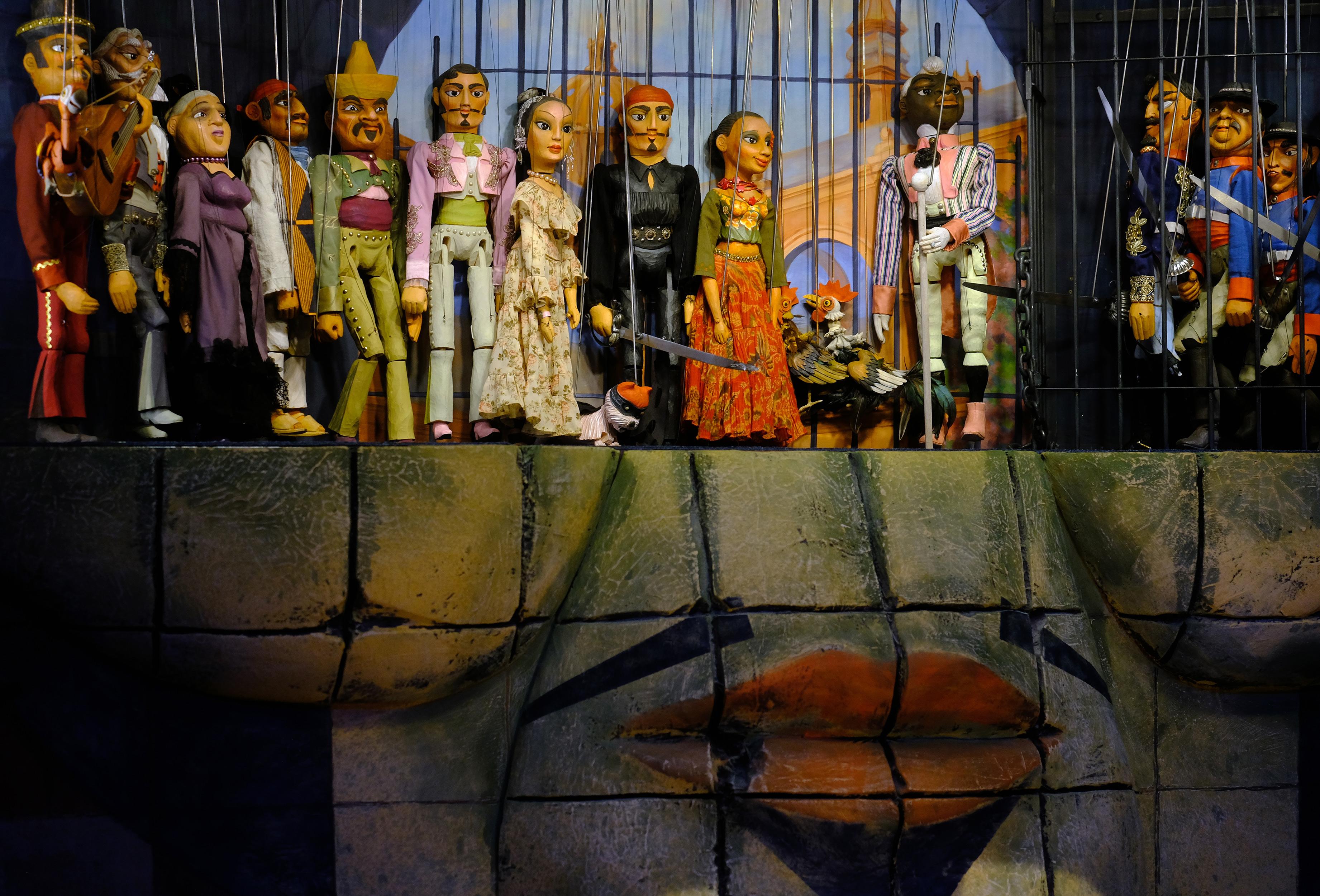 捷克戲偶劇團比爾森阿爾法劇團十二月首度來港演出《劍俠梭羅Ｚ》。圖示《劍俠梭羅Ｚ》劇照。