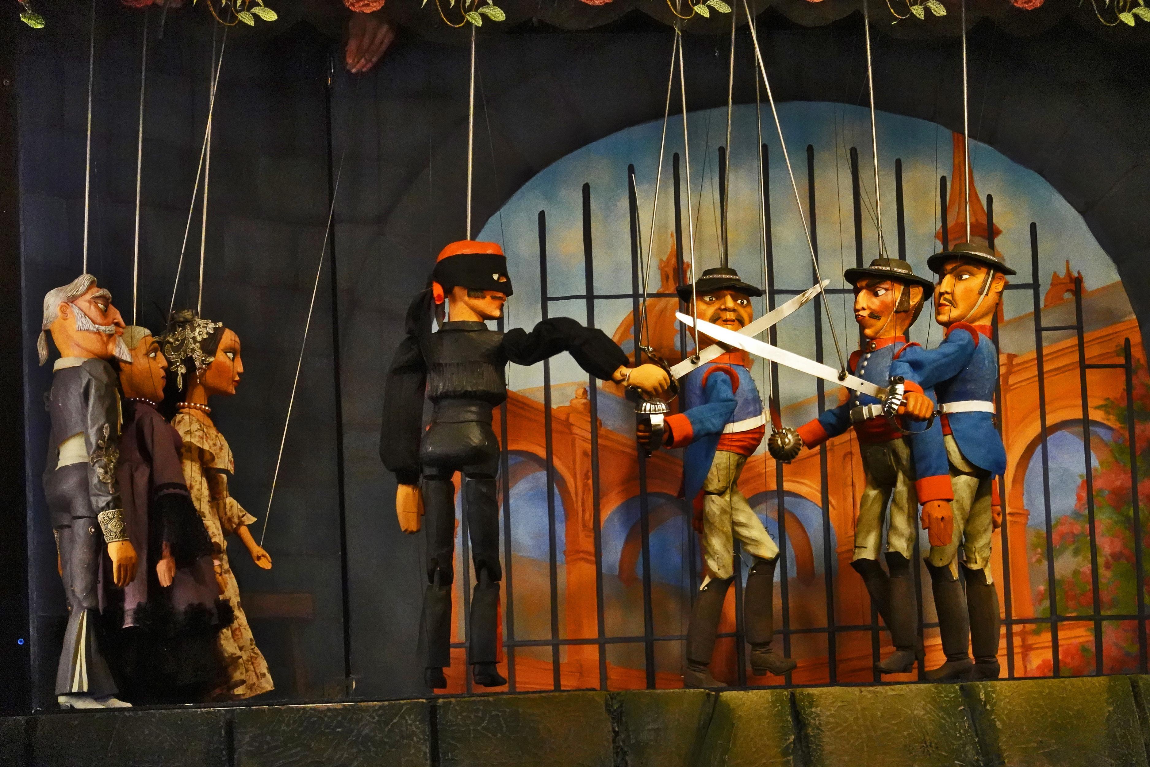 Czech puppetry company ALFA Theatre Pilsen will make its Hong Kong debut with "Zorro" in December. Photos shows "Zorro". 