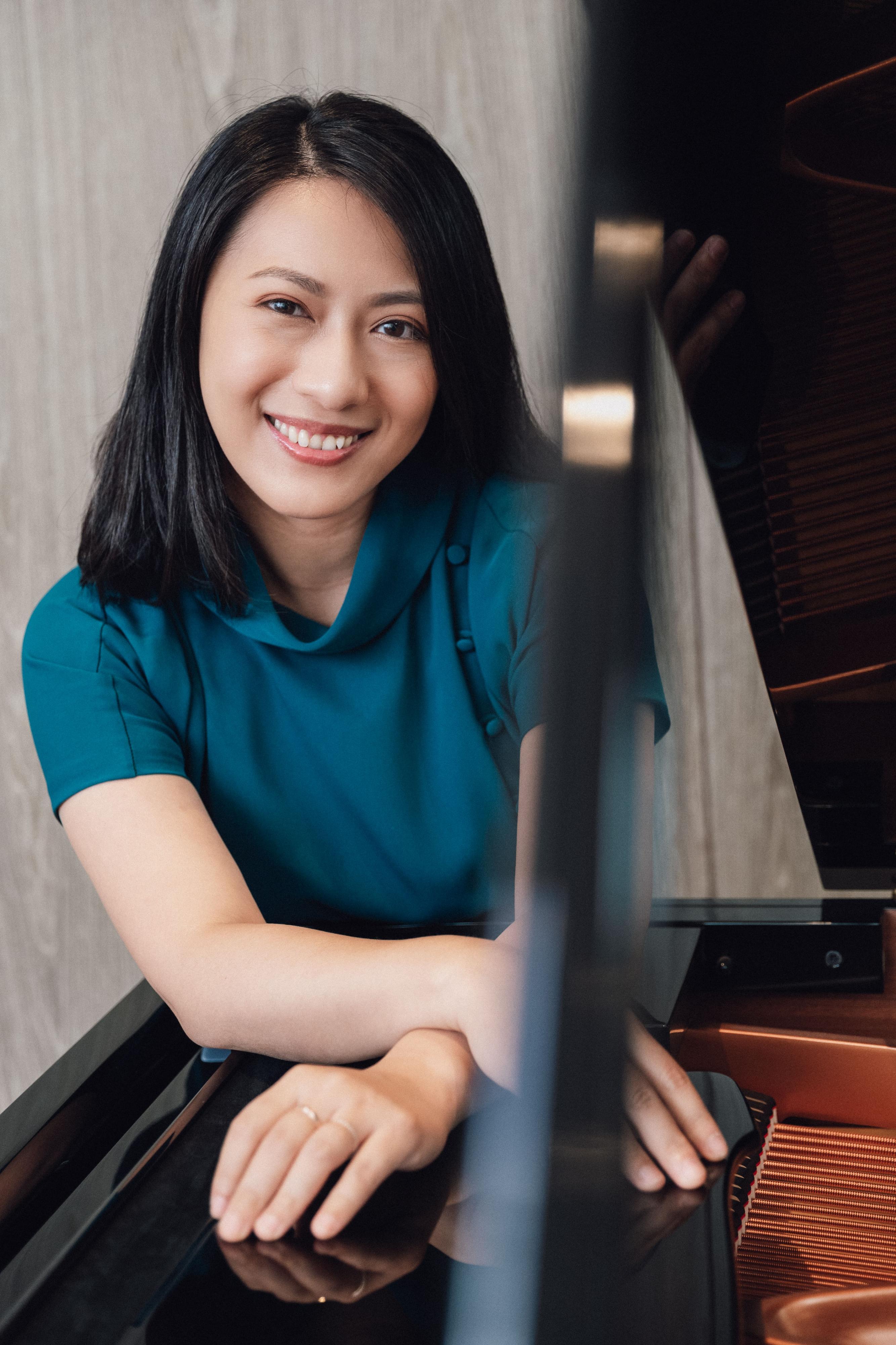 The Leisure and Cultural Services Department's "Our Music Talents" Series will present a saxophone recital by saxophonist Chemie Ching, together with pianist Cherry Tsang and drummer Nate Wong, in November. Photo shows Tsang.