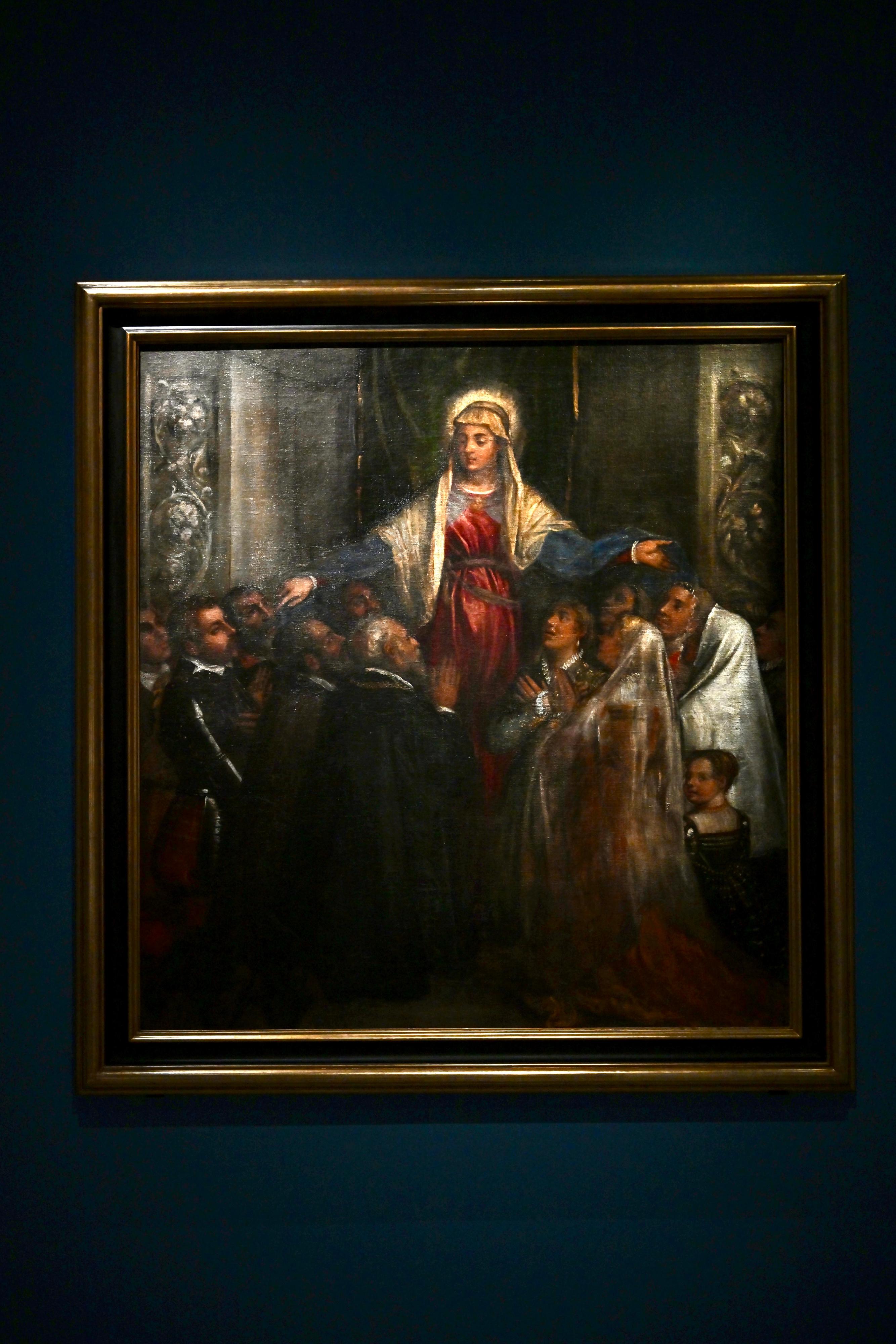 "The Hong Kong Jockey Club Series: Titian and the Venetian Renaissance from the Uffizi" exhibition opens to the public at the Hong Kong Museum of Art from today (November 3). Picture shows Titian's work "Madonna of Mercy".