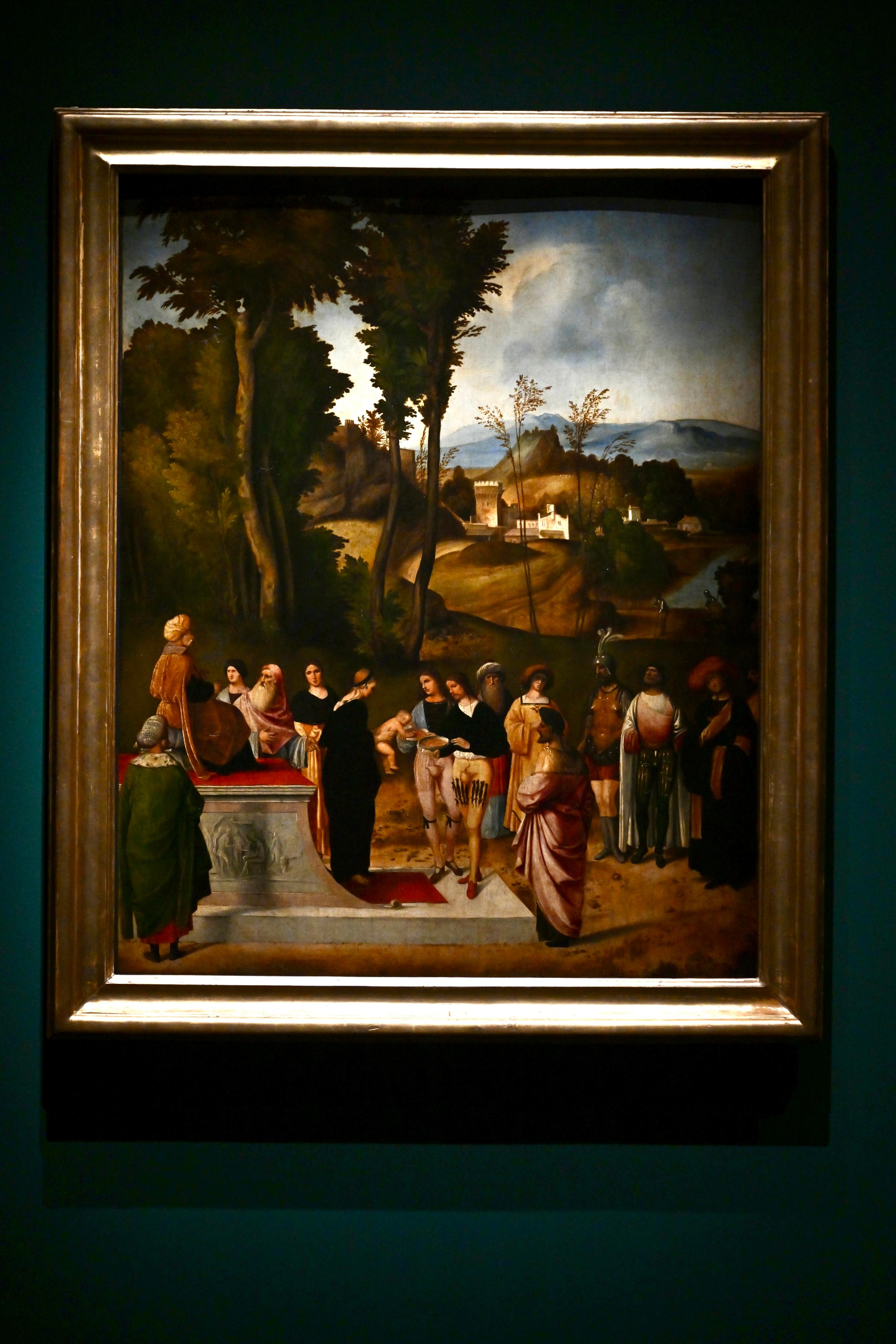  "The Hong Kong Jockey Club Series: Titian and the Venetian Renaissance from the Uffizi" exhibition opens to the public at the Hong Kong Museum of Art from today (November 3). Picture shows Giorgione's "Moses Undergoing Trial by Fire".
