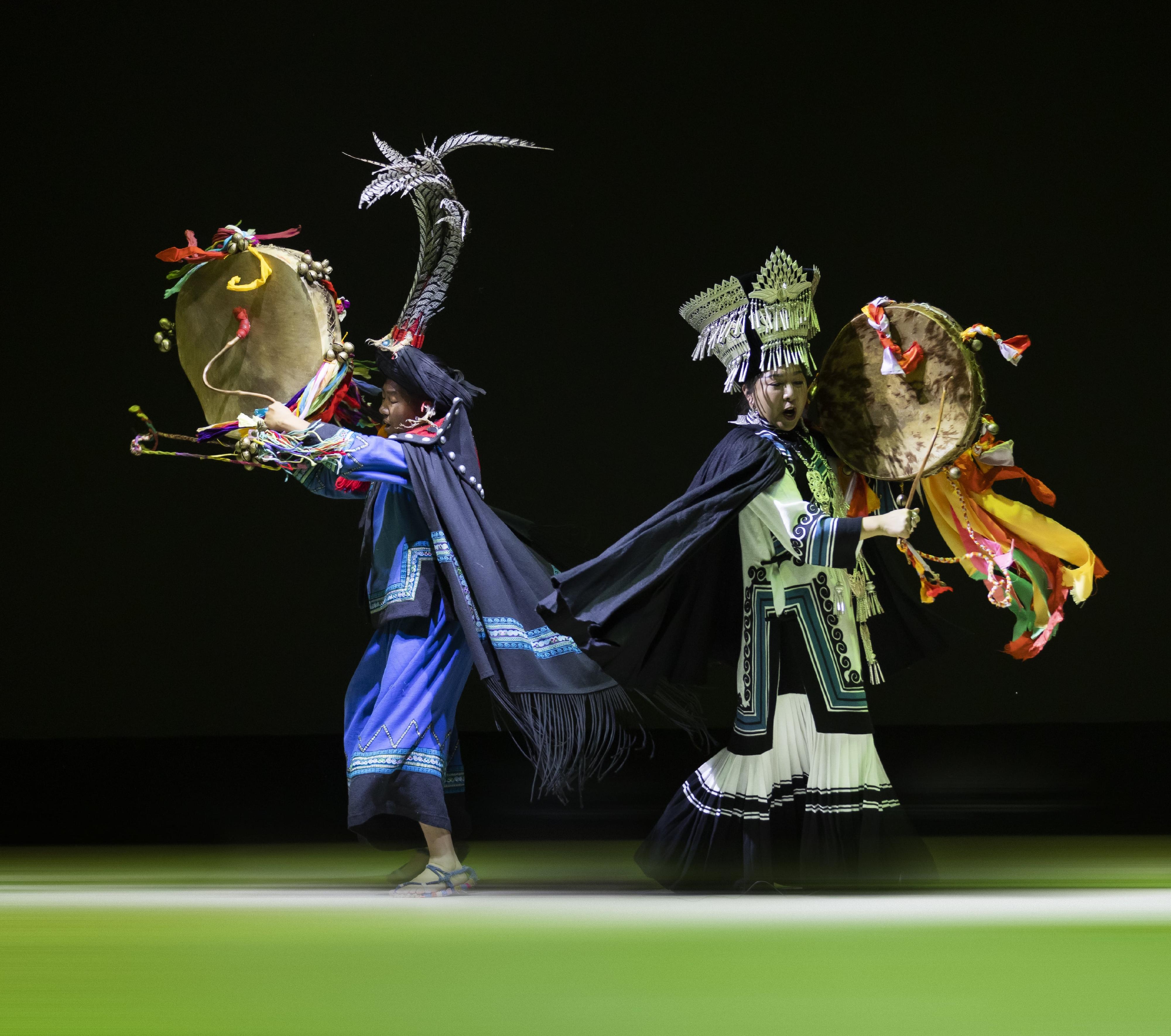 The Leisure and Cultural Services Department's "Tan Dun WE-Festival" will kick off with the primitive "Opera and Dance Theatre" performances in December. Photo shows "Shaman Tea Ritual". 