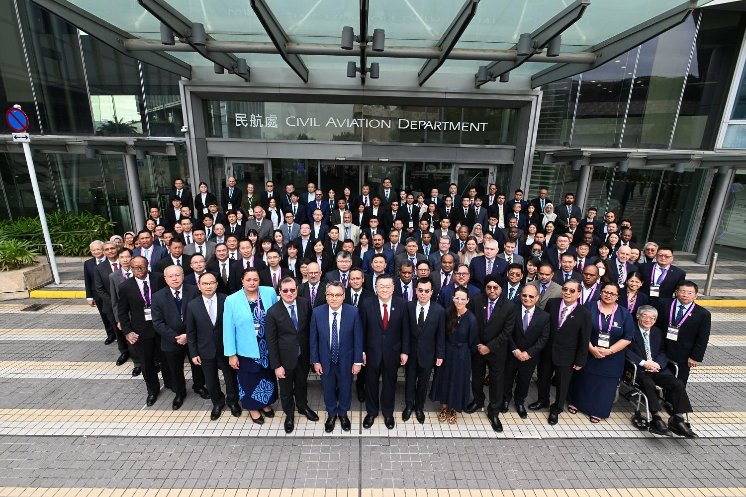 The International Civil Aviation Organization 34th Meeting of the Asia Pacific Air Navigation Planning and Implementation Regional Group took place at the Hong Kong Civil Aviation Department Headquarters from December 11 to 13. Photo shows delegates from Asia Pacific states and administrations as well as international organisations.