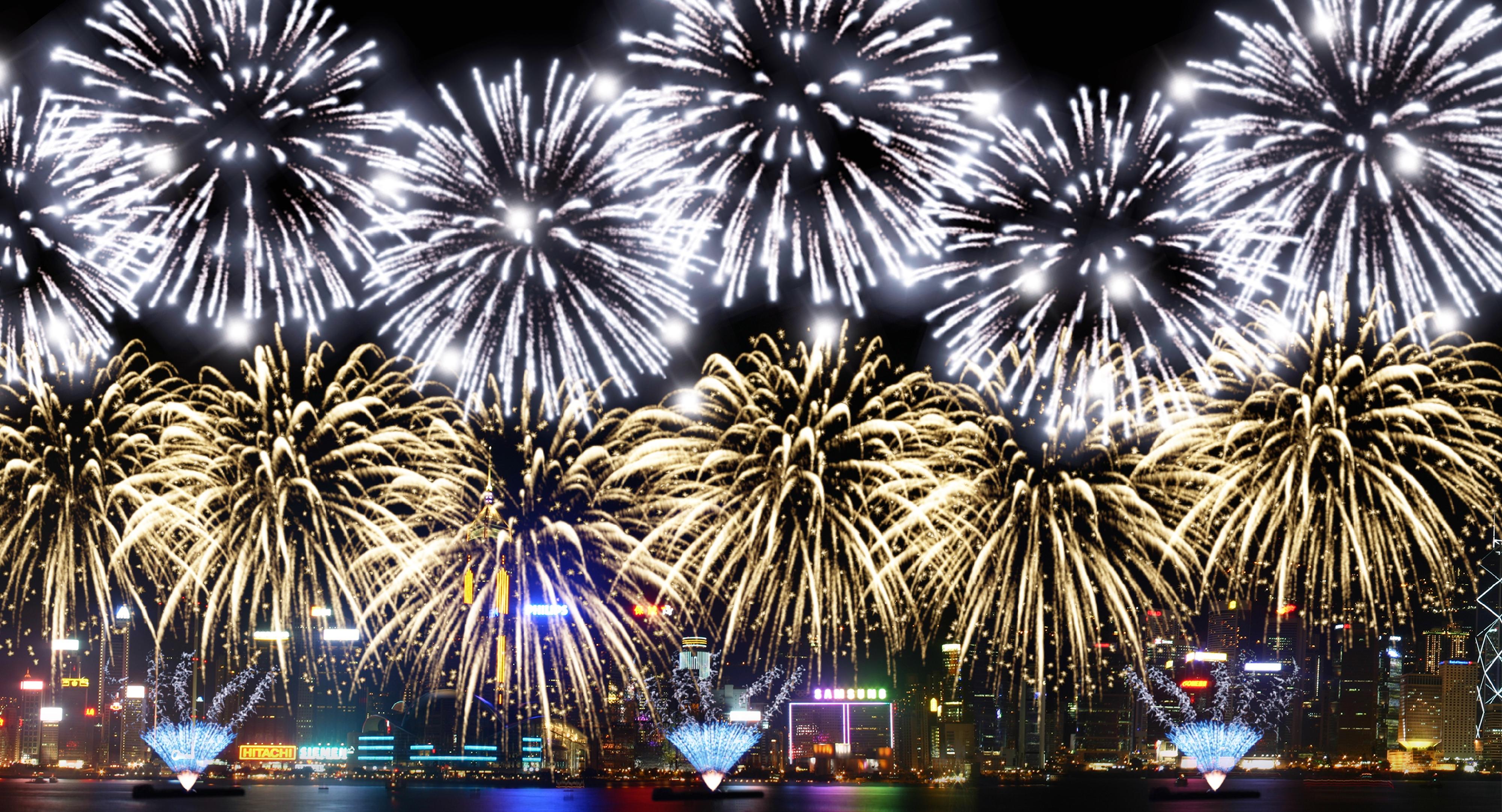 After a four-year hiatus, the 2024 Lunar New Year Fireworks Display will be held at 8pm on February 11, the second day of the Lunar New Year, over Victoria Harbour to celebrate the festive season with citizens. Photo shows Scene One: "The Year of the Dragon".