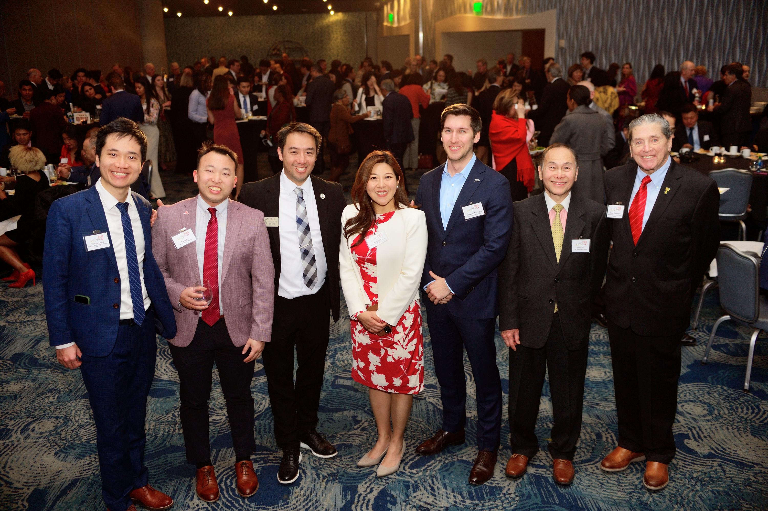 The Director of the Hong Kong Economic and Trade Office, New York, Ms Maisie Ho, promoted Hong Kong's fintech and innovation and technology during her three-day duty visit in Atlanta, Georgia from February 21 to 23 (Atlanta time). Photo shows the spring reception held at Georgia Aquarium in the evening of February 21 for some 200 guests from the city's political, business and finance, as well as academic communities.