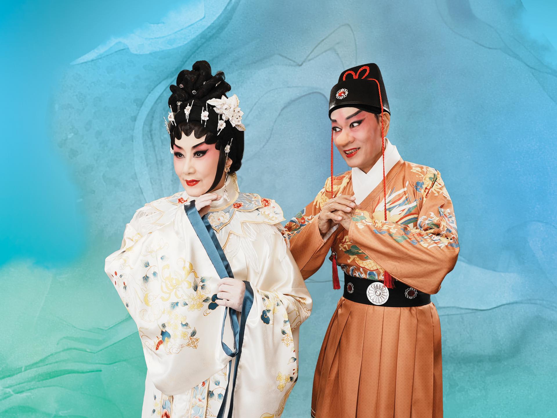 「中國戲曲節」開幕節目——新編粵劇《大鼻子情聖》的劇照。
