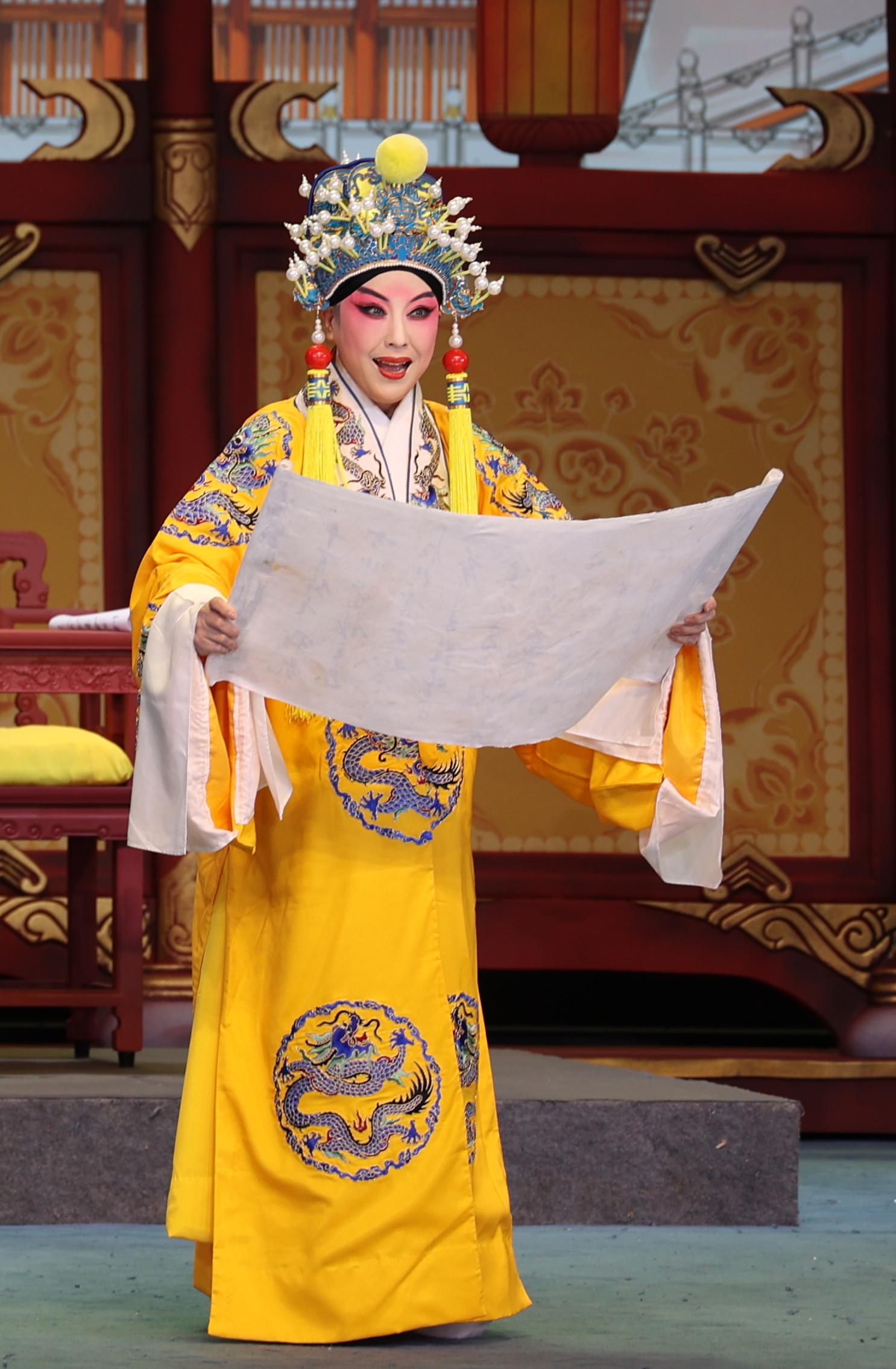 由康樂及文化事務署主辦的中國戲曲節今年於六月至八月期間呈獻八台節目。圖示北路梆子《畫龍點睛》劇照。