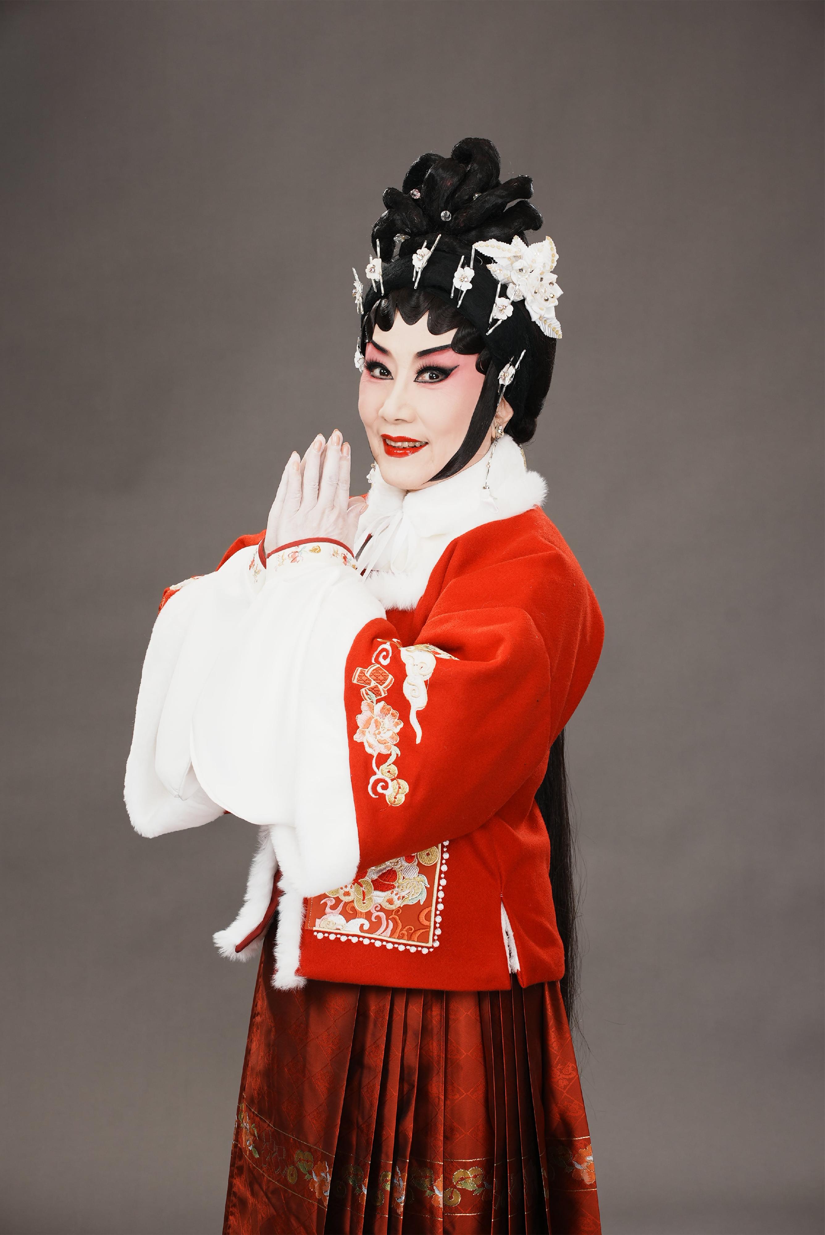 首届「中华文化节」将于六月中旬上演三场新编粤剧《大鼻子情圣》。图示粤剧名伶汪明荃。