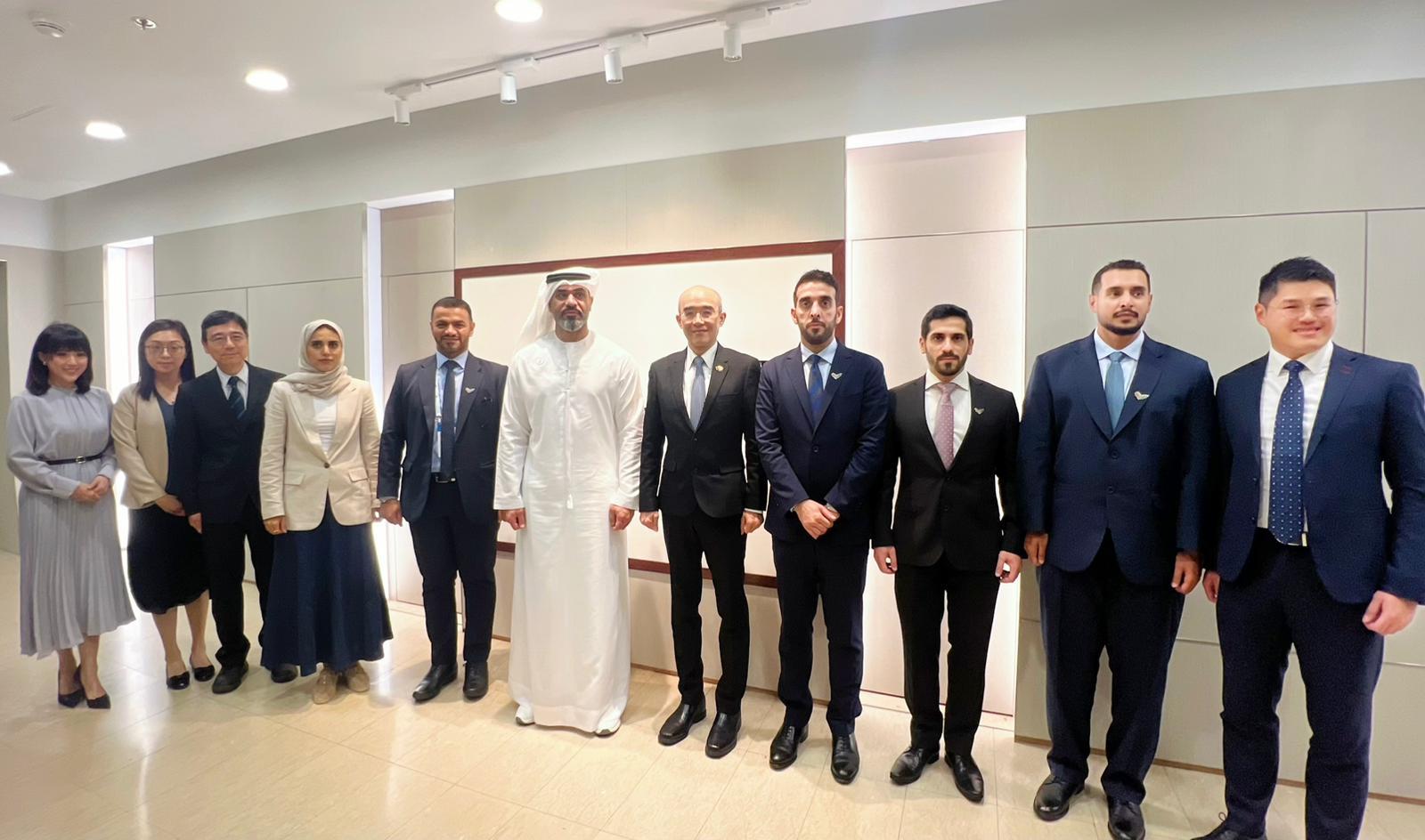 The Audit Commission and the United Arab Emirates Accountability Authority (UAEAA) held a meeting in Hong Kong on May 23. Photo shows representatives of the Audit Commission and the UAEAA at the Audit Commission headquarters.